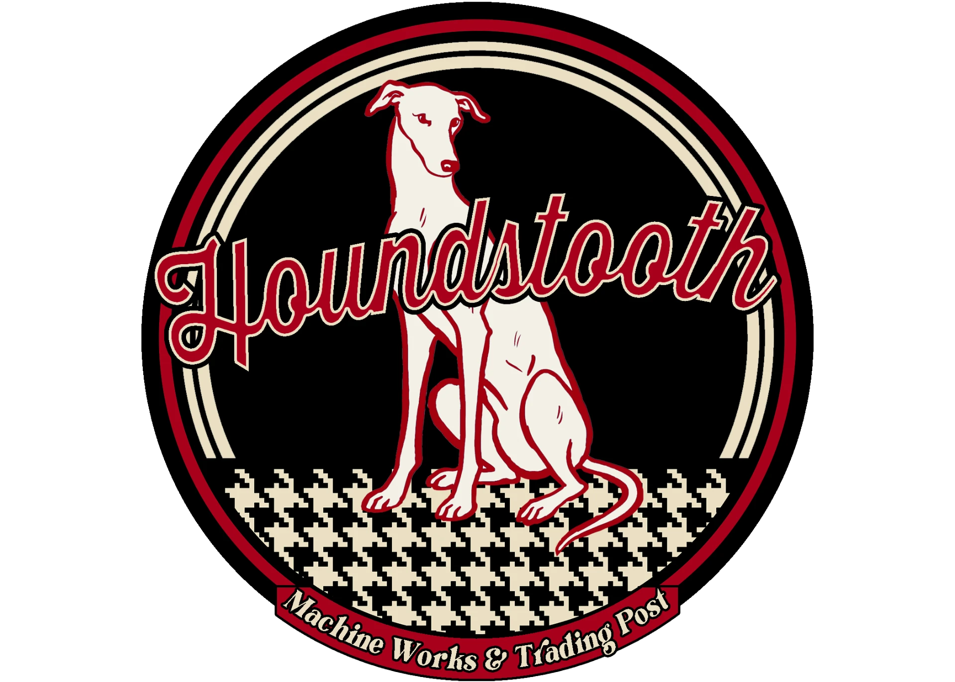 Houndstooth logo — Black & Red livery variation