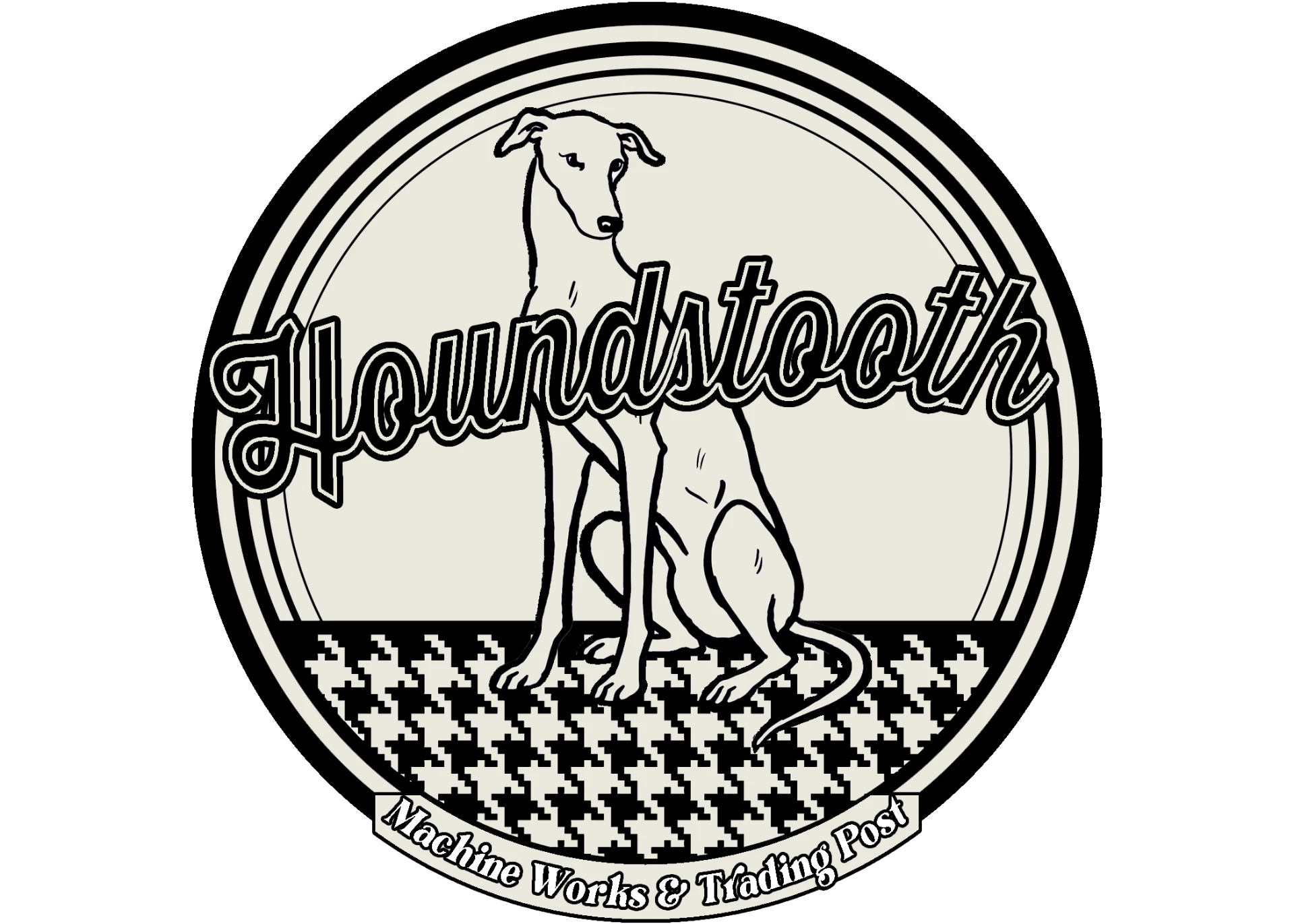 Houndstooth logo — Colonial White livery variation
